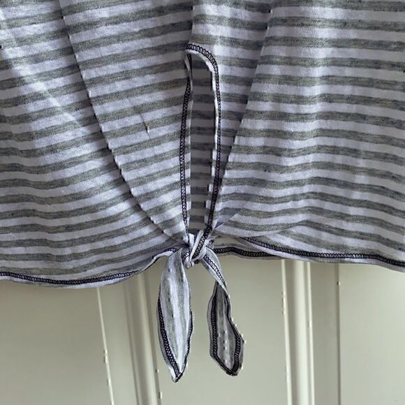 NWT LAmade Tori  Tee Tie  Linen Crop Small - Picture 4 of 7